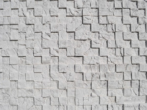 Гипсовая плитка 3D мозаика Белая скала